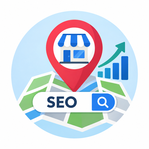 Icono de SEO local