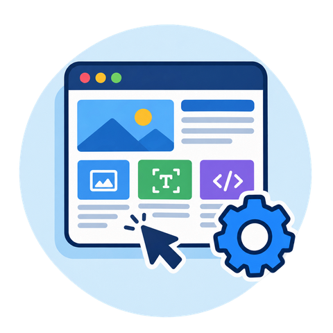 Icono de diseño web